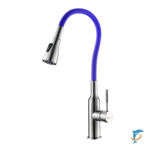 Смеситель Lemark Expert LM5082S-Violet для кухни с гибким изливом  (LM5082S-Violet)