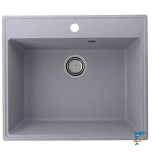 Мойка ULGRAN Quartz Forte 580 Бетон  (Forte 580-05)