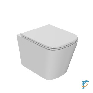 Унитаз подвесной Point Ника безободковый, сиденье микролифт PN41081  (PN41081)