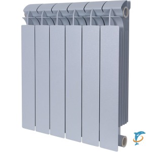 Биметаллический радиатор Global Style plus 500 4 секции серый (155268)