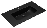 Раковина мебельная CeramaLux 80 черная — 