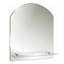 Зеркало LORANTO Арка 500х580, с полкой — 