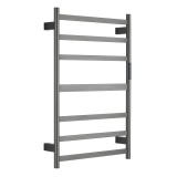 Полотенцесушитель электрический RAGLO R350.06.09 настенный сенсорный с терморегулятором, графит &mdash; Полотенцесушитель водяной «Латтэ» [1/2"] 500/1256 Terminus 13 перекладин