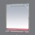 Зеркало Мисти(Misty) Джулия 65 с полочкой 12мм розовое 