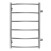 Полотенцесушитель водяной AZARIO VERONA 500/800 6 секций, боковое подключение, 1
