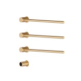 Полотенцесушитель электрический RAGLO R350.51.03 встраиваемый сенсорный с терморегулятором, сатин золотой &mdash; Полотенцесушитель водяной  «Ватра с полкой» [1/2"] 500/730 Terminus 7 перекладин 