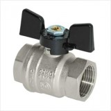 Кран Stout шаровой муфтовый полнопроходной 1 1/4 г/г (бабочка) — 