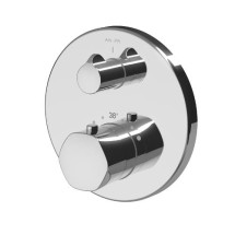 F9085500 Gem смеситель д/ванны/душа с термостатом, монтируемый в стену, хром, шт — 