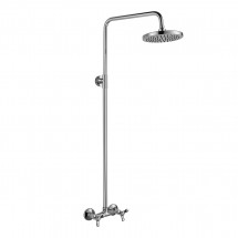 Смеситель Rossinka Q02-44 для душа с регулируемой высотой штанги и лейкой &quot;Тропический дождь&quot; — 