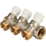 Stout Коллектор распределительный 3/4&quot;, 3 отвода 3/4&quot;ЕК — 