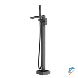 Смеситель Timo Selene 2200/03Y-CR черный, напольный  (2200/03Y-CR)