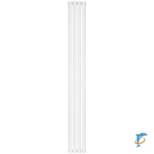 Стальной трубчатый радиатор STOUT TUBE ROUND 4 секции боковое подключение R40 1-1750-4, STR40117504  (STR40117504)