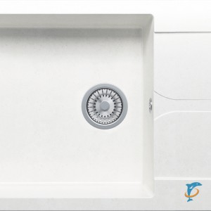 Мойка кухонная Polygran GALS-862 Белый Хлопок  (473356)