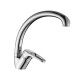 Смеситель DECOROOM DR21021 одноручный  для кухни с высоким поворотным изливом  (DR21021)