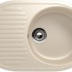 Односекционная реверсивная мойка ULGRAN U-107 бежевый  (U-107-328)