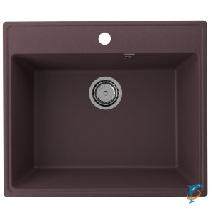 Мойка ULGRAN Quartz Forte 580 Трюфель  (Forte 580-06)