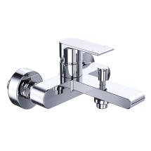 Смеситель для ванны AZARIO DELANO короткий излив, хром (AZ-15840511) — 