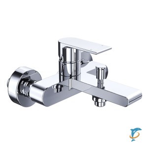 Смеситель для ванны AZARIO DELANO короткий излив, хром (AZ-15840511)  (AZ-15840511)