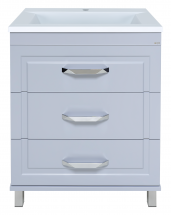 Тумба под раковину Misty Терра 70 напольная, серая — 