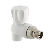 Кран шаровой полипропиленовый со сгоном угловой VALTEC 25 мм х 3/4" &mdash; 