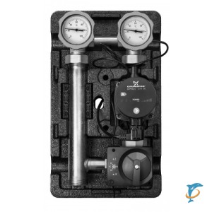 Насосная группа Meibes МК без насоса, электронный термостат 20-80С  (M45890.5EARU)