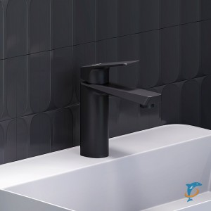 Смеситель для раковины Damixa Merkur 400210300 черный  (400210300)