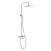 Душевая система HAIBA HB24505 тропический душ, латунь, белый/хром