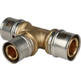 Stout Тройник переходной 32х26х32 для металлопластиковых труб прессовой — 