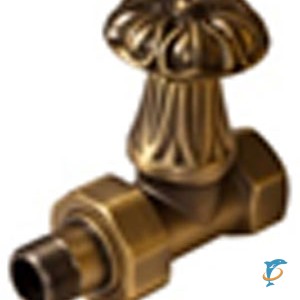 RS 220A Вентиль RETROstyle латунный 1/2 прямой верхний  (v 673  1/2)