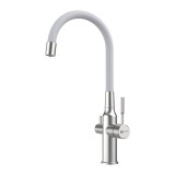Смеситель Lemark Expert LM5083S-White для кухни  с подключением к фильтру с питьевой водой — 