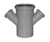 Крестовина канализационная 110/110/50/50/45* (Политек) — Креставина ПВХ