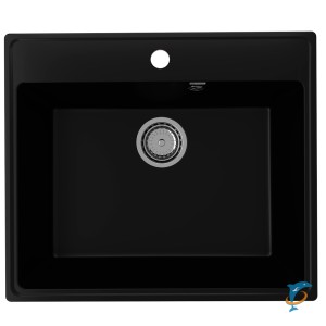 Мойка ULGRAN Quartz Forte 580 Уголь  (Forte 580-07)
