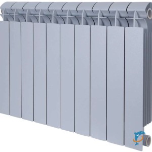 Биметаллический радиатор Global Style plus 500 8 секций серый  (155270)