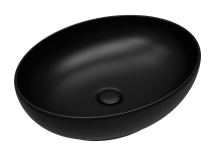Раковина мебельная MELANA 50 овальная черная — 