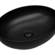 Раковина мебельная MELANA 50 овальная черная  (Misty_MLN-320316MB)