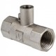Тройник для подключения датчика температуры теплосчётчика VALTEC 1/2x M10 x 1/2  (VTr.250.N.0004)