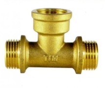 Тройник TIM 3/4 ш/г/ш (латунь) — 
