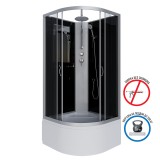 Душевая кабина Niagara NG-2509-14BKT (1000х1000х2100-2400) — 