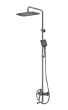 Душевая система Iddis Parker PARGM3Fi06 с изливом, графит матовый &mdash; Смеситель для умывальника, Mirro, IDDIS, MIRSB00I01