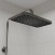 Душевая система Iddis Parker PARGM3Fi06 с изливом, графит матовый