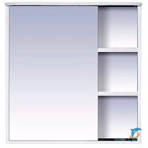 Зеркало со шкафом Мисти (Misty) Венера 80 левое со светом белое  (П-Внр04080-01СвЛ)