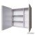 Шкаф-зеркало Grossman ТАЛИС-70 см бетон пайн