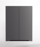 Подвесной шкаф Style Line Марелла 60, серый, антискрейтч — 