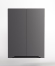 Подвесной шкаф Style Line Марелла 60, серый, антискрейтч — 