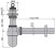 Сифон для умывальника AlcaPlast A437