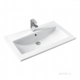 Раковина мебельная Santek (Aquaton) Элина 75 белая &mdash; Раковина мебельная Santek "Тигода" 55 см МИНИ белый с/о (Дрея)