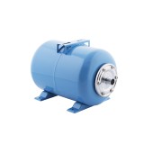 Гидроаккумулятор 24 Г — Бак имеет объем 24 литра, металлический фланец, горизонтальное расположение и рекомендуется для автоматических систем водоснабжения с поверхностными и погружными насосами.