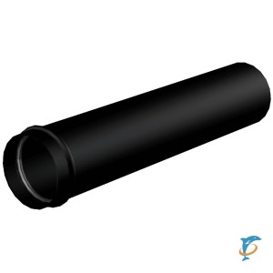 Удлинитель DN32 AlcaPlast A4000BLACK чёрный матовый  (A4000BLACK)