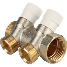 Stout Коллектор распределительный 1&quot;, 2 отвода 3/4&quot;ЕК — 