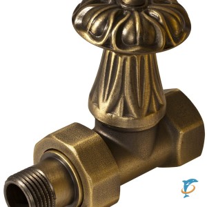 RS 220A Вентиль RETROstyle латунный 3/4 прямой верхний  (v 673  3/4)